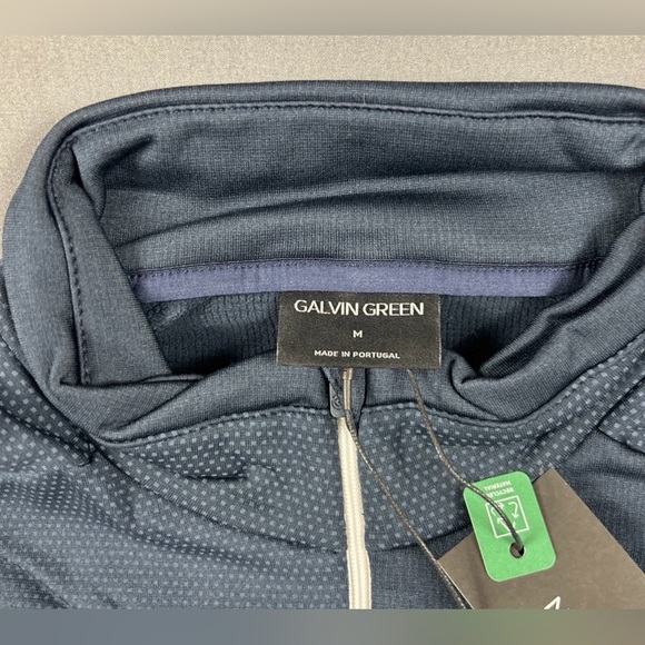 Galvin Green Golf Pullover Daxton Insulating 1/4 Zip Medium Navy Blue Polyester - Picture 5 of 8